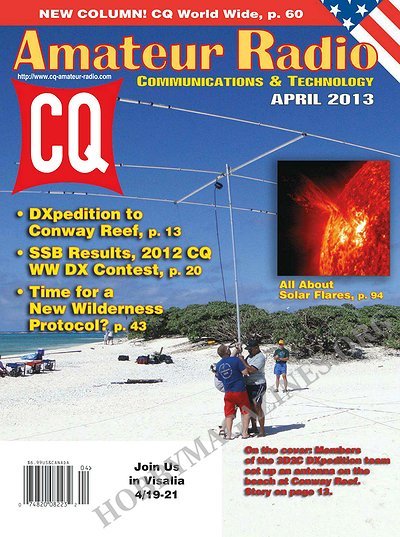 CQ Amateur Radio - April 2013