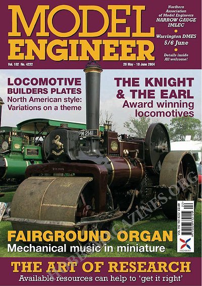 Model Engineer 4222 - 28 May - 10 June 2004