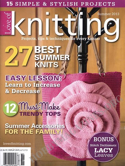 Love of Knitting - Summer 2013