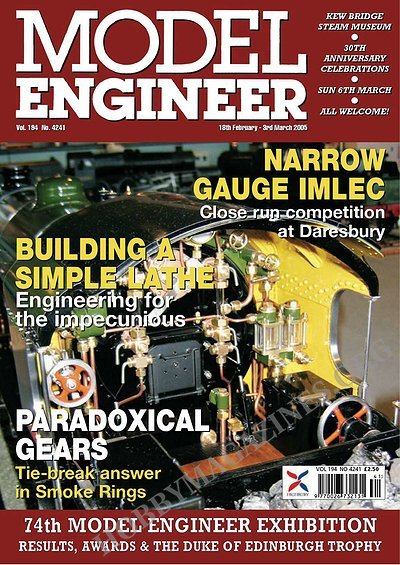 Model Engineer 4241 - 18 February - 3 March 2005