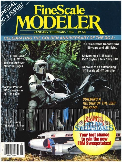 FineScale Modeler  Vol.4 No 1 - January/February 1986