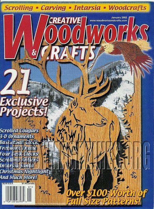 Creative Woodworks & Crafts #082 - January 2002