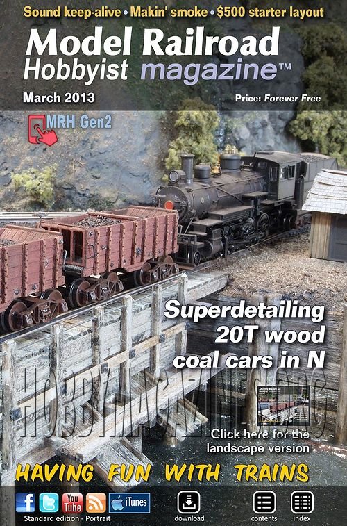 Model Railroad Hobbyst Magazine - March 2013