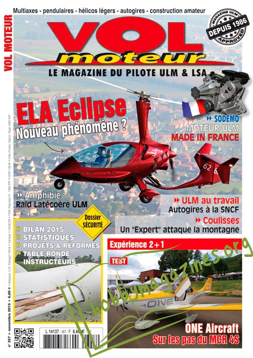 Vol Moteur - Novembre 2015