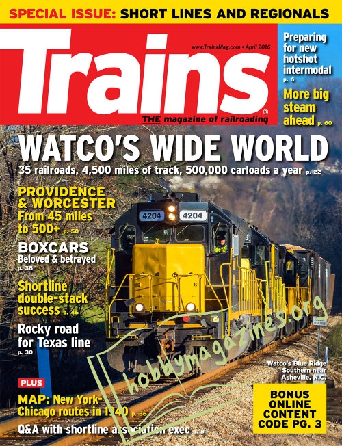 Trains - April 2016