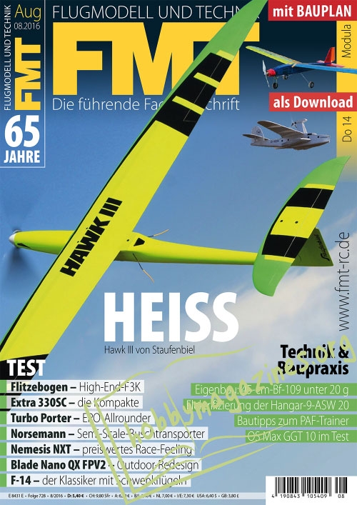 Flugmodell und Technik (FMT) 2016-08