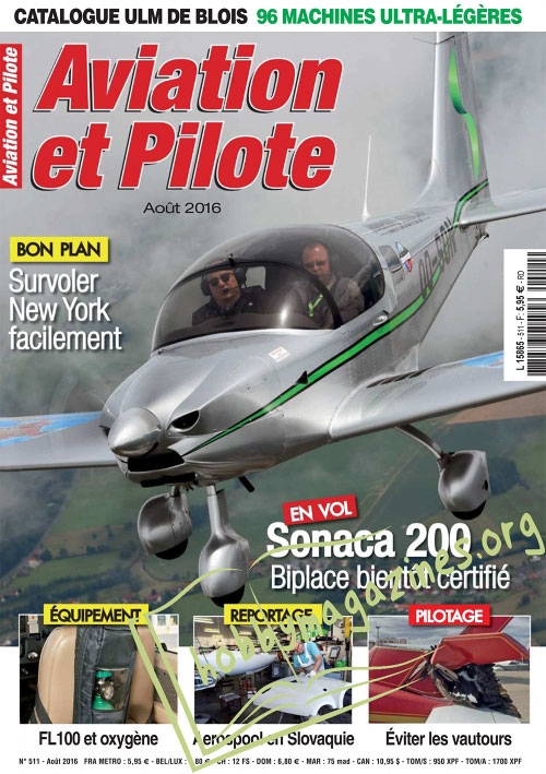 Aviation et Pilote - Aout 2016