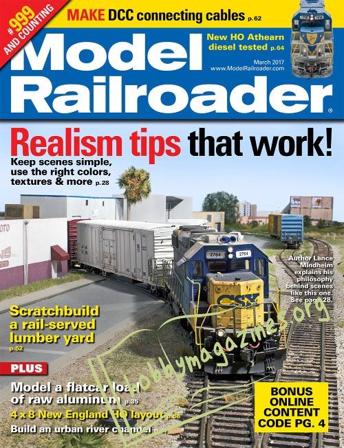 Model Railroader – March 2017