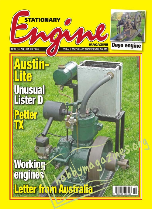 Stationary Engine  – April 2017