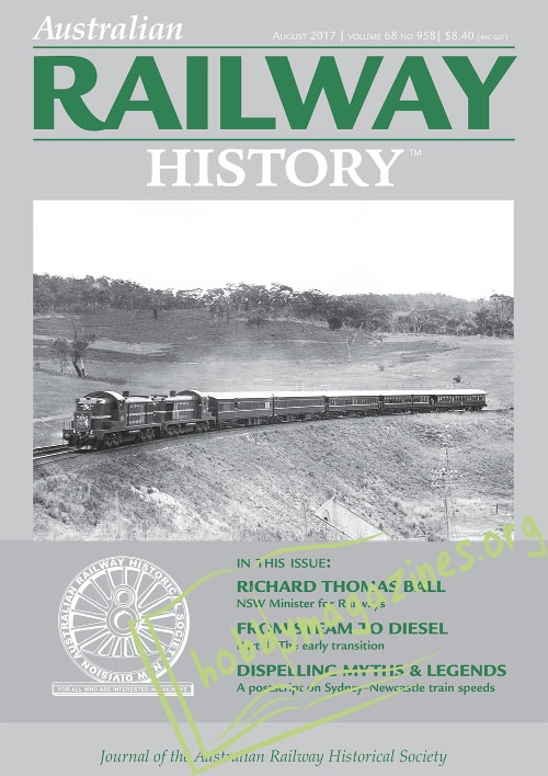 Australian Railway History - August 2017