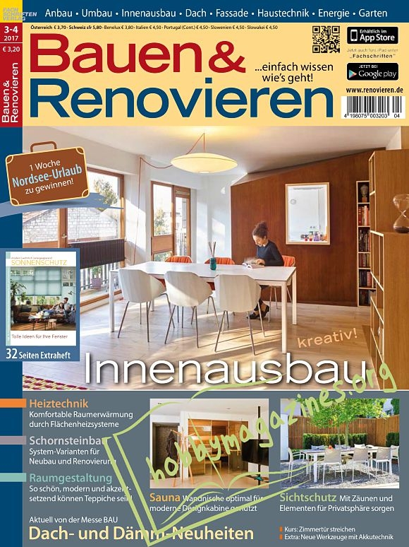 Bauen und Renovieren – März/April 2017