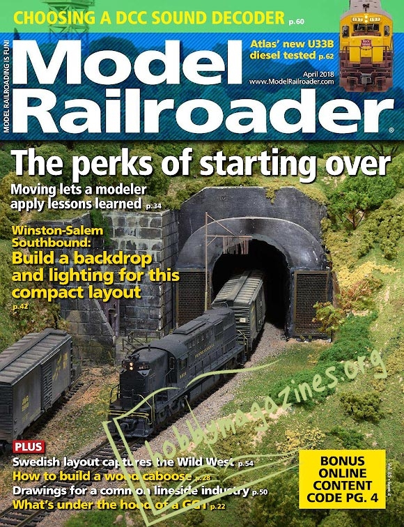  Model Railroader - April 2018