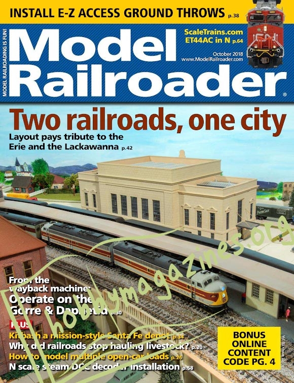 Model Railroader -  October 2018