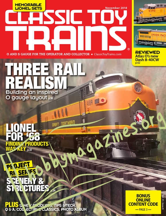 Classic Toy Trains – November 2018