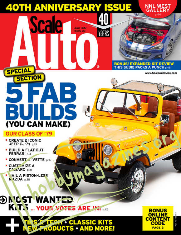 Scale Auto - June 2019