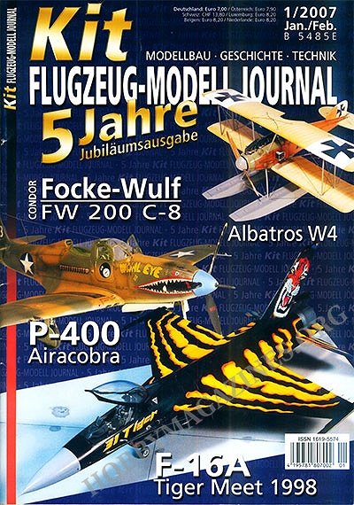 Kit Flugzeug-Modell Journal - 2007-01