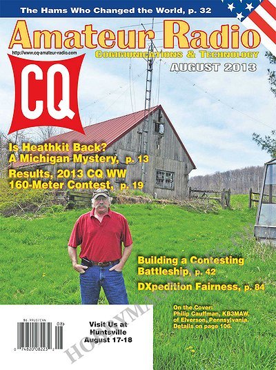 CQ Amateur Radio - August 2013