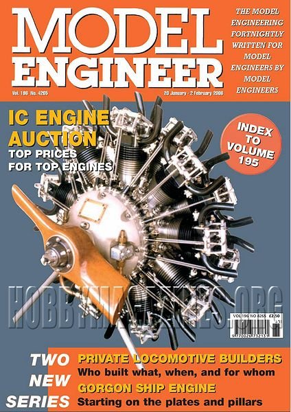 Model Engineer 4265 - 20 January - 2 February 2006