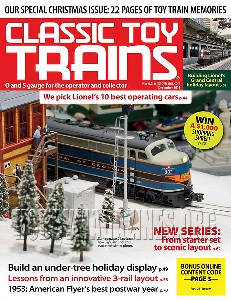 Classic Toy Trains - December 2013