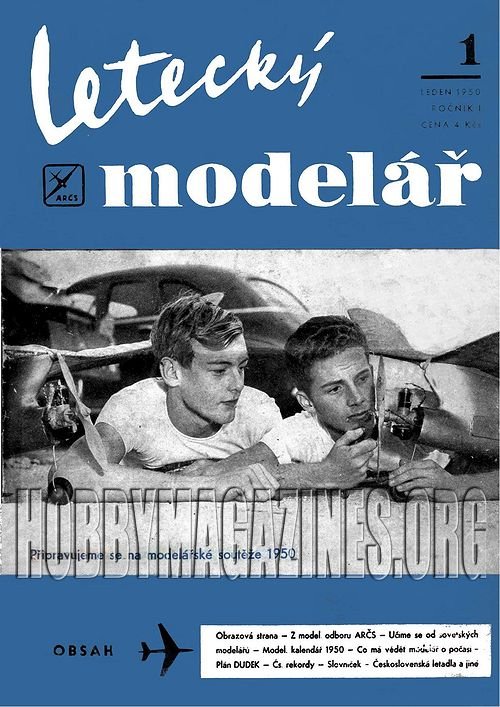 Letecky Modelar Vol.1 No.1 1950