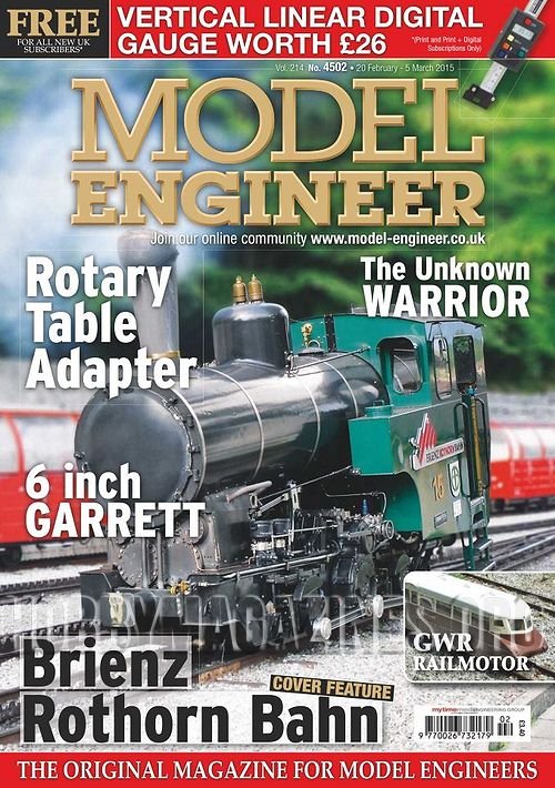 Model Engineer 4502 - 20 february-5 March 2015