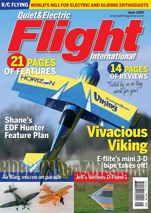 Quiet & Electric Flight International - June 2015