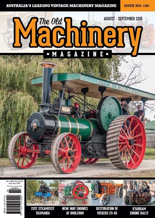 The Old Machinery Magazine - August/September 2015