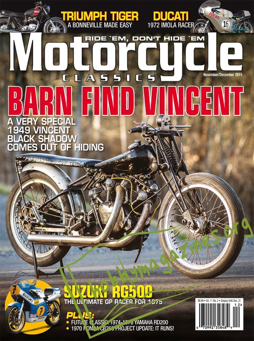 Motorcycle Classics – November/December 2015