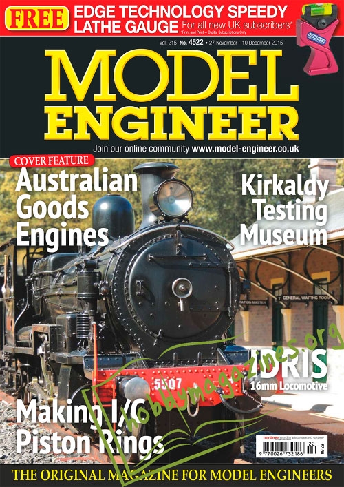 Model Engineer 4522 - 27 November-10 December 2015