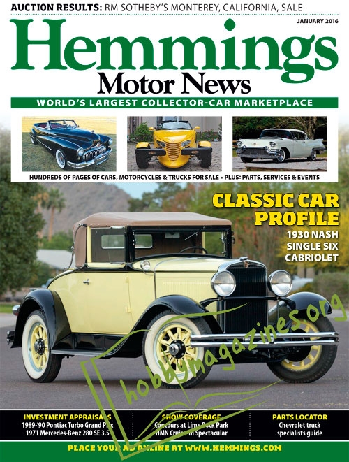 Hemmings Motor News - January 2016