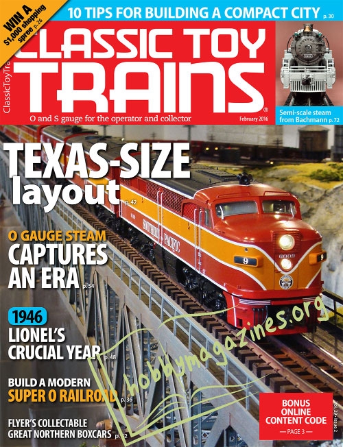 Classic Toy Trains - February 2016