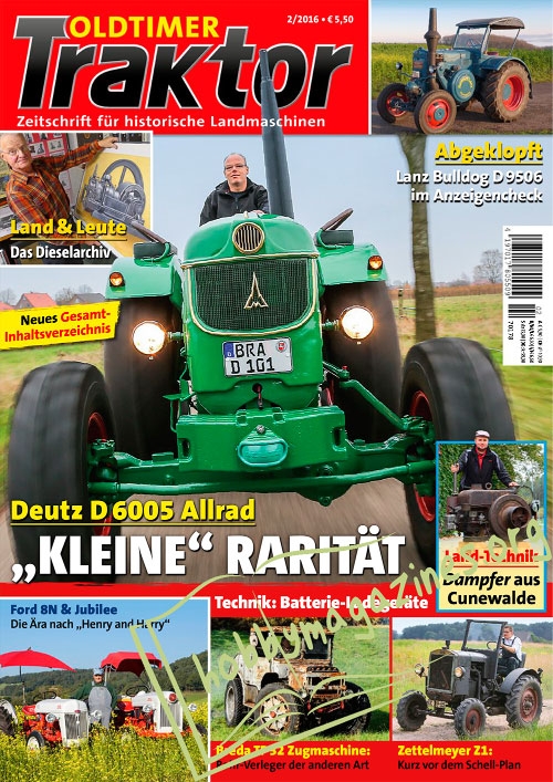 Oldtimer Traktor 2016-02 » Download Digital Copy Magazines And Books in PDF