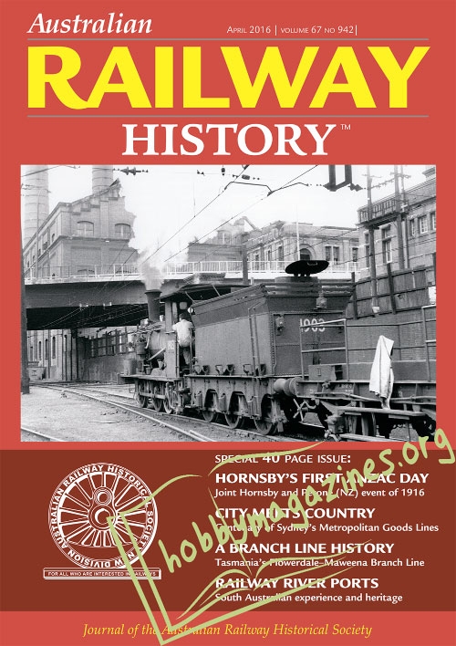 Australian Railway History - April 2016