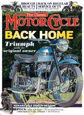 The Classic MotorCycle – August 2016