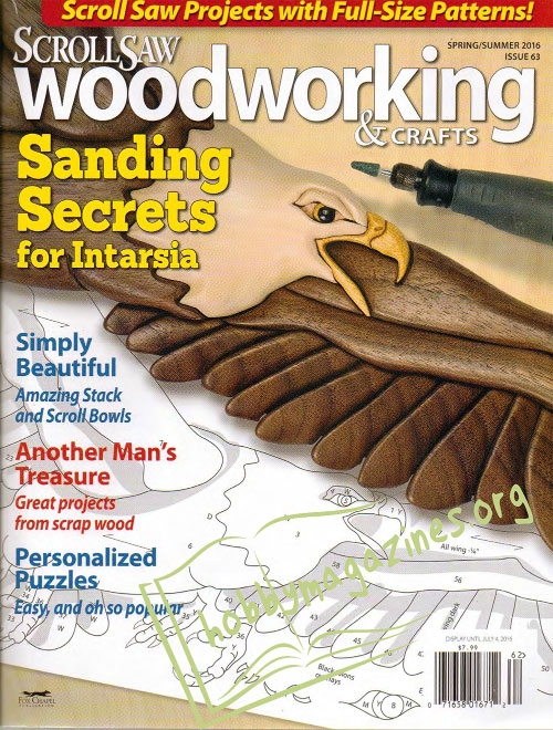 ScrollSaw Woodworking & Crafts 063 - Spring/Summer 2016