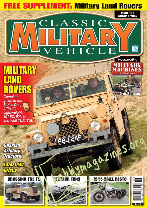 Classic Military Vehicle - August 2016