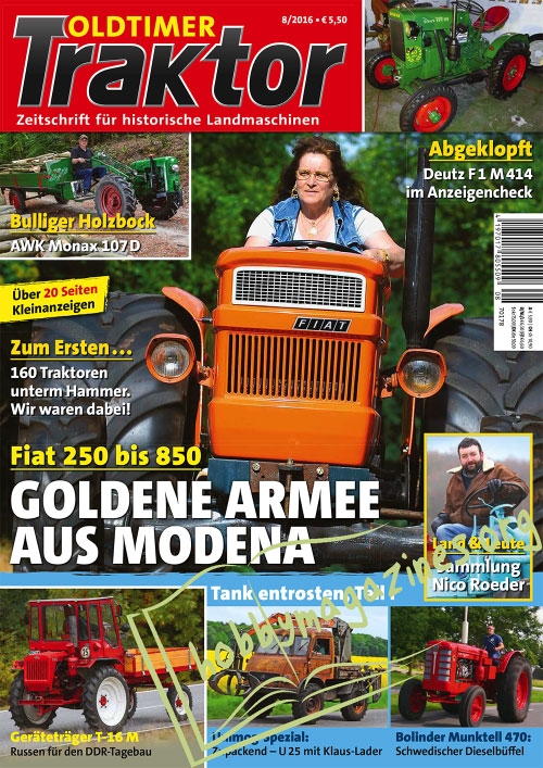 Oldtimer Traktor – August 2016