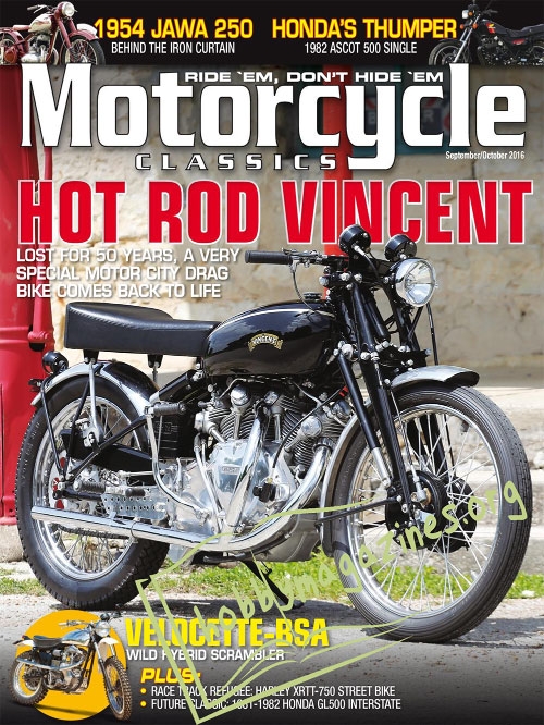 Motorcycle Classics – September/October 2016