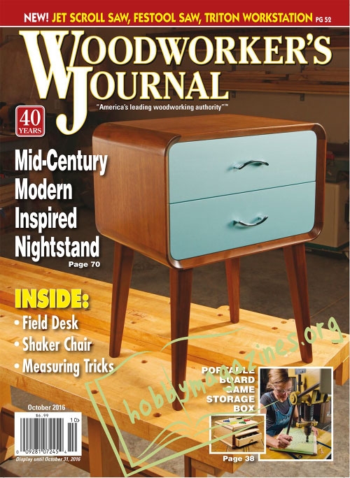 Woodworker’s Journal – September/October 2016