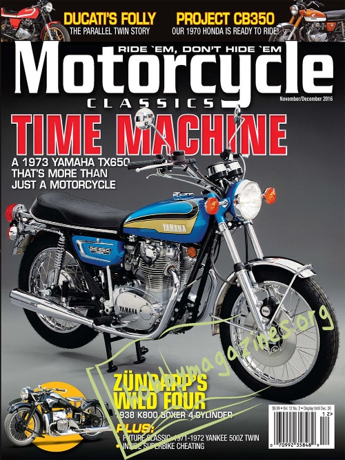 Motorcycle Classics - November/December 2016