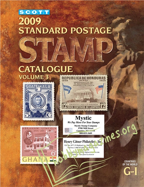 Scott Standard Postage Stamp Catalogue Vol.3 Countries of the World G-I0