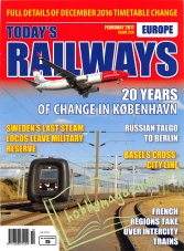 Todays Railways Europe – February 2017