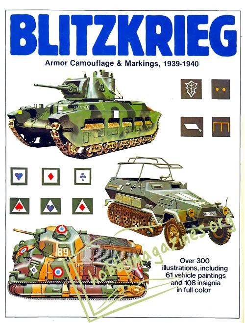 Blitzkrieg : Armor Camouflage and Markings 1939-1940