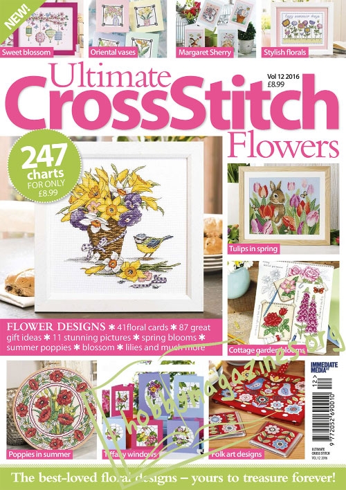 Ultimate Cross Stitch Flowers 12, 2016