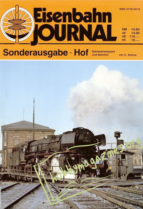 EJ Sonderausgabe 1983-03 - Hof-Bahnbetriebswerk