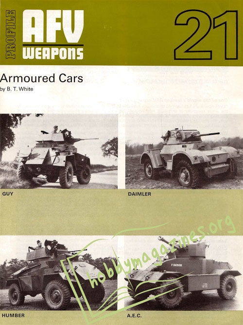 AFV Weapons Profile 21 - Armoured Cars