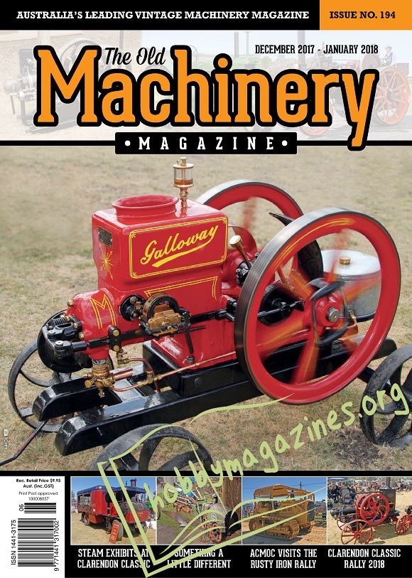 The Old Machinery Magazine - December/January 2018