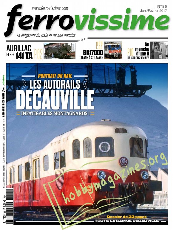 Ferrovissime 085 - Janvier/Fevrier 2017