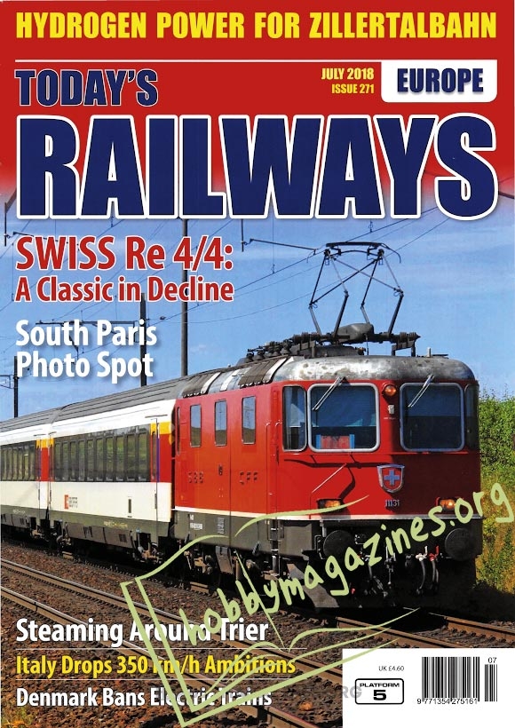 Todays Railways Europe - July 2018