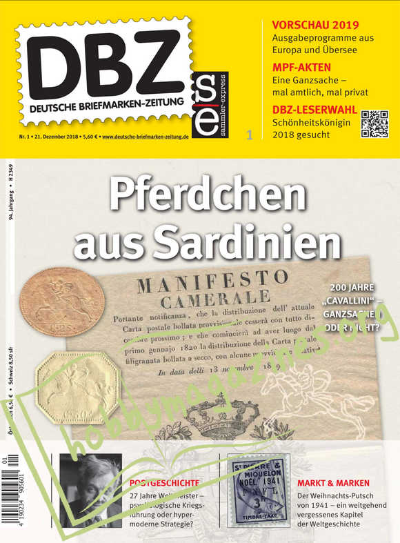 Deutsche Briefmarken-Zeitung 2019-01